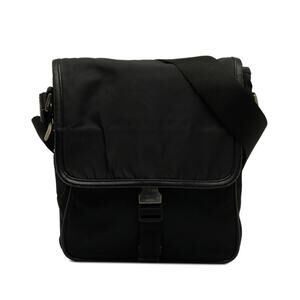 Prada Tessuto Buckle Messenger Bag